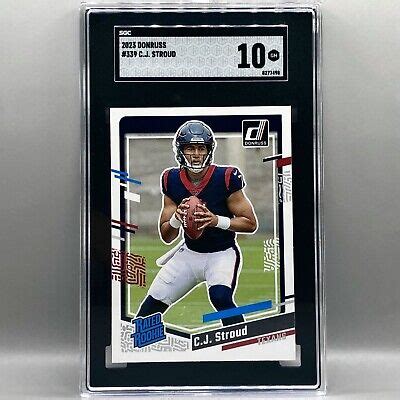 2023 CJ Stroud Panini Donruss 339 Rated Rookie Card RC SGC 10 EBay