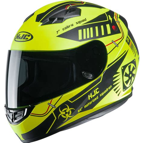 Hjc Cs 15 Tarex Helmet Yellow HJC 102774 MC4HSF Full Face Helmets