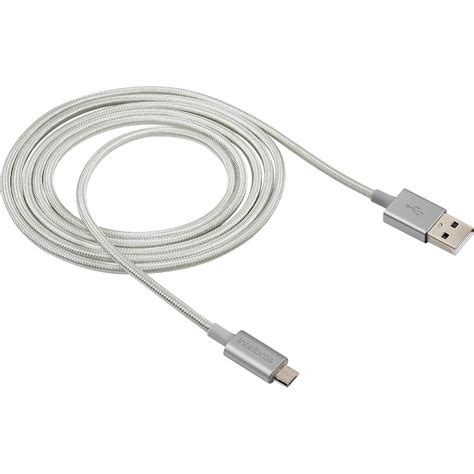 Cabo Usb Para Micro Usb M Prata Euab Nb Intelbras Pt Un