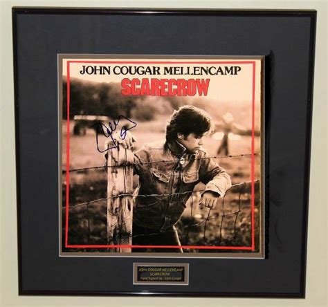 John Cougar Mellencamp Scarecrow John Cougar Custom Designed Album