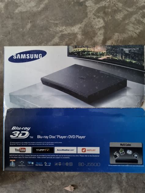 Samsung Blu Ray Player Bd J5500 Tv And Home Appliances Tv And Entertainment Blu Ray And Media