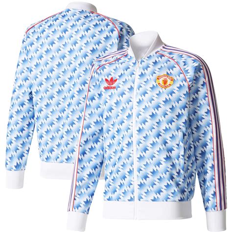 Manchester United Adidas Originals Full-Zip Track Jacket - Blue