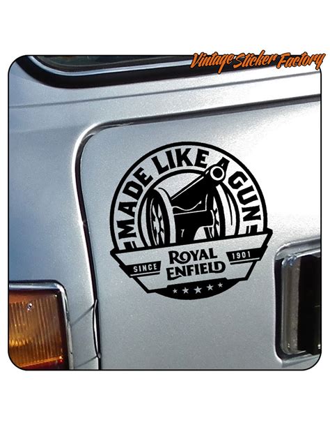 Royal Enfield Made Like A Gun Sticker Buy Vinyl Stickers