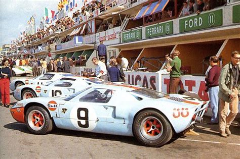 24 Heures Du Mans 1968 Ford Gt40 9 Pilotes Pedro Rodriguez