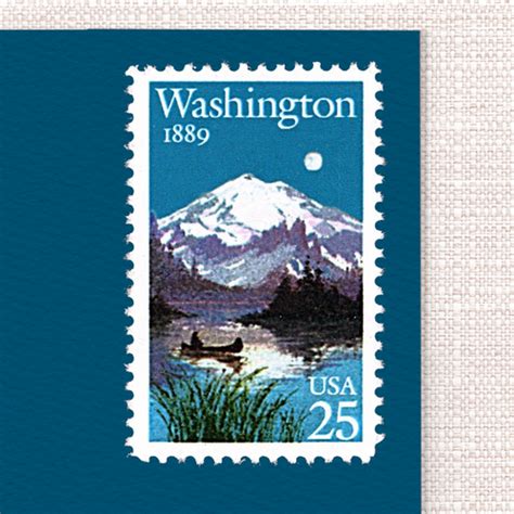 25 Washington Statehood Pack Of 25 Unused Stamps From 1989