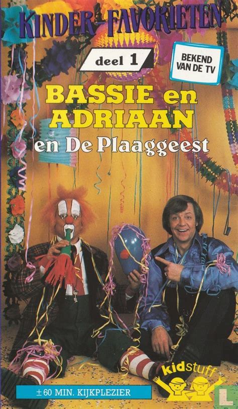 Bassie En Adriaan En De Plaaggeest Deel 1 VHS 1 1987 VHS Video Tape