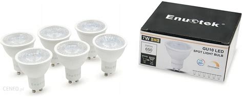 Enuotek Lampy Żarówka Gu10 Led Ściemnialna 7w 650lm 38° Ena00104