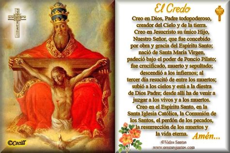 Rincón De La Oración Estampas Oraciones Credo