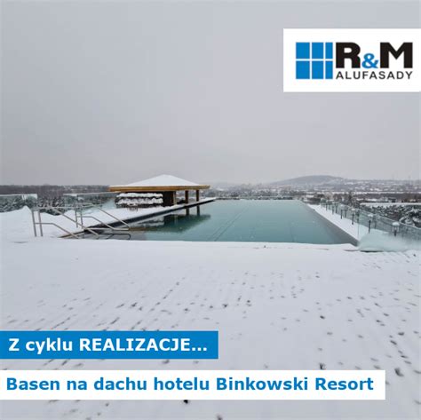 Basen na dachu w hotelu Binkowski Resort prezentuje się bardzo okazale