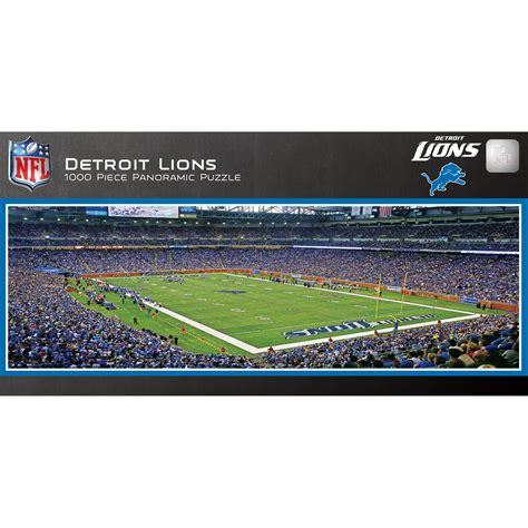 MasterPieces Detroit Lions 1000 Piece NFL Stadium Panoramic Puzzle