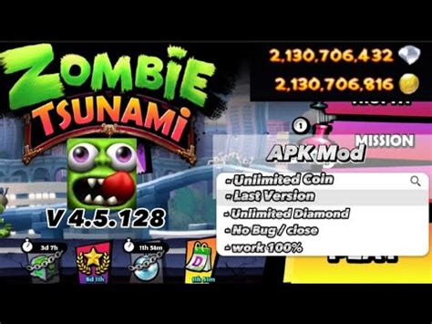 Zombie Tsunami Mod Apk V Unlimited Coin And Gems Terbaru