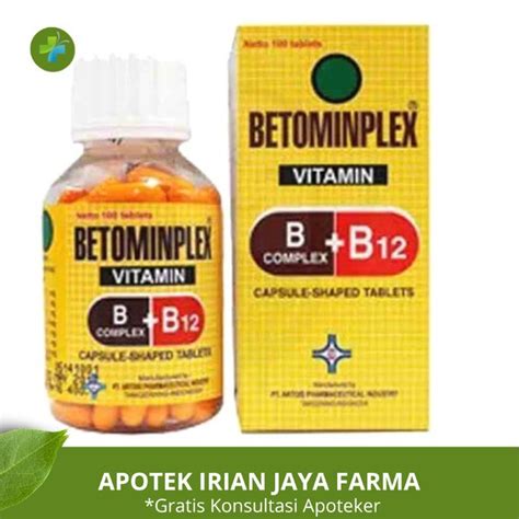 Jual Betominplex Betomin Plex Isi Tablet Vitamin B Complex B