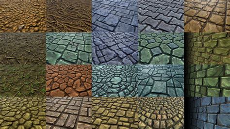 Hand Painted Textures Pack by 3dFancy in Materials - UE4 Marketplace