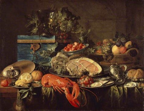 Still Life With Lobster Painting Jan Davidsz De Heem Oil Paintings