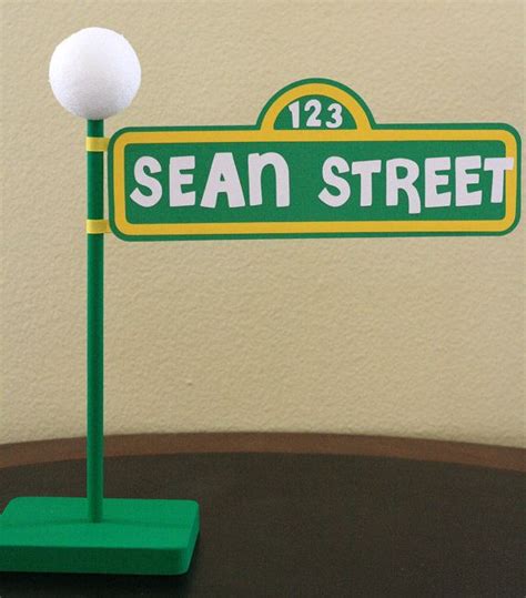 Make Sesame Street Sign