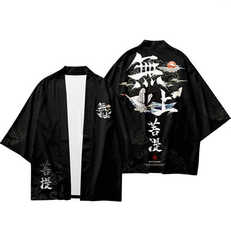 Kaufe Sommer Japanischen Stil Katze Samurai Kimono Streetwear M Nner