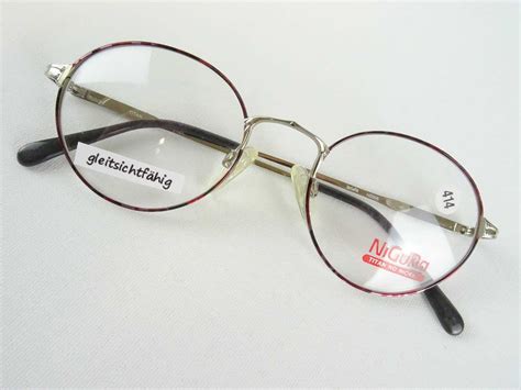 Titanbrille Nickelfreie Leichte Brillenfassung Mit Runder Pantoform