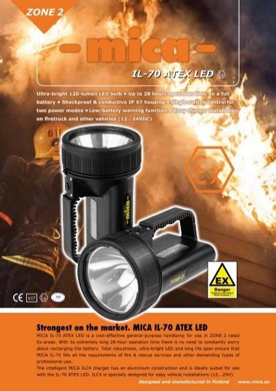 MICA IL 70 ATEX LED Mica Elektro OY Ltd