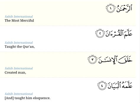 GRASP QURAN Surah 55 Ar Rahman