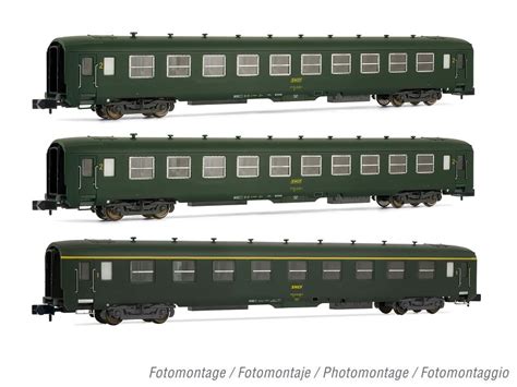 Arnold N Personenwagen Set SNCF Reisezugwagen DEV A0 3 Teilig Epoche