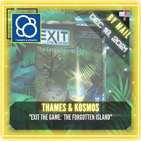 Thames Kosmos Exit The Game The Forgotten Island