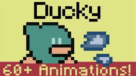 Ducky Hero 2d Animated Pixel Art Character In 2d Assets Ue Marketplace