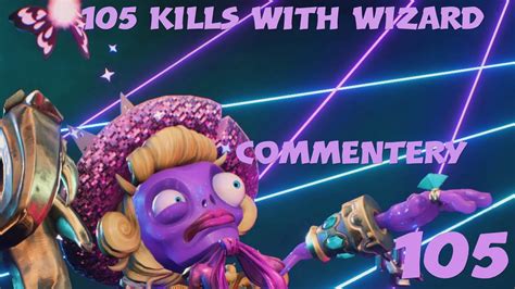 105 Kills With Wizard On Tourist Trap Island With Commentery PvZ BFN