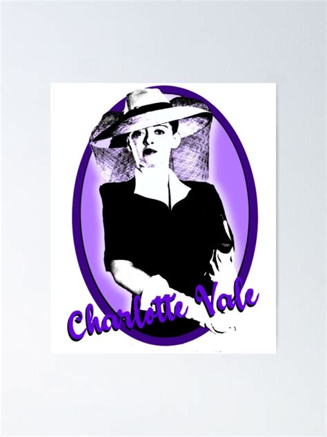 Bette Davis Charlotte Vale Poster For Sale By Tinhtinhtangart Redbubble