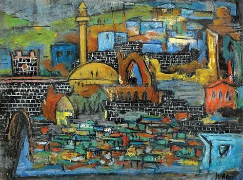 Marcel Janco Tiberias Artwork For Sale At Online Auction Marcel Janco