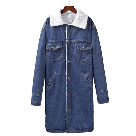 Female Jacket Warm Winter Denim Jacket For Women 2021 Men And Women