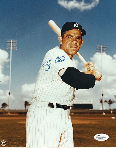 Autographed Signed Yogi Berra New York Yankees 8x10 Photo Jsa