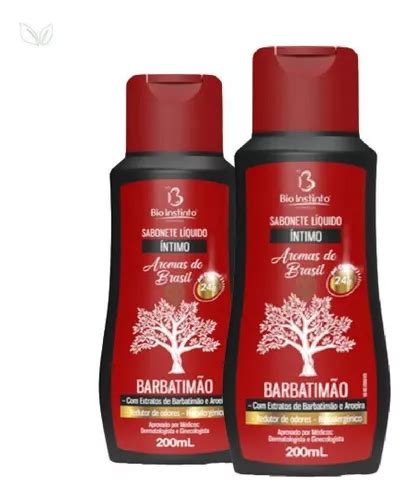 Kit 2 Sabonete Líquido Íntimo De Barbatimão 200ml MercadoLivre