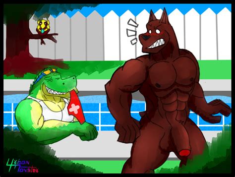 Rule 34 Abs Anthro Balls Biceps Canine Crocodile Crocodilian Fur