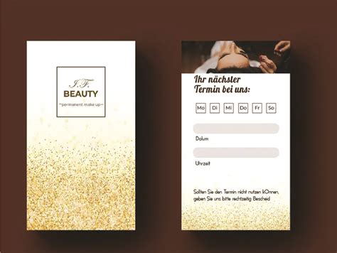 Appointment Card Design by Mushrifa Khanom on Dribbble