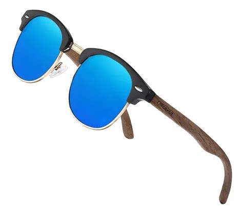 Kingseven Gafas De Sol Polarizadas Sin Montura De Madera Par Mercadolibre