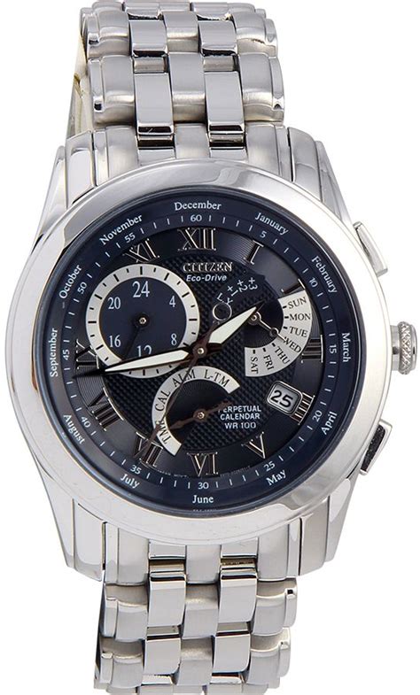 Citizen Perpetual Calendar Eco Drive Movement Blue Dial Men S Watch