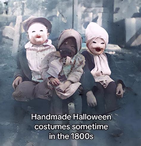 Handmade Halloween Costumes, 1800’s : r/TheWayWeWere