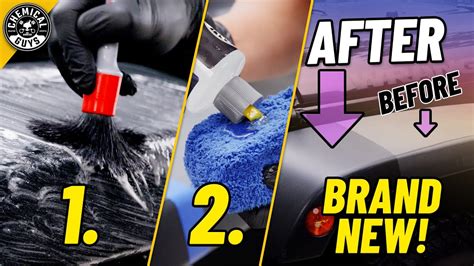 How To Restore Faded Black Plastic Trim On Your Car And Bring Back The