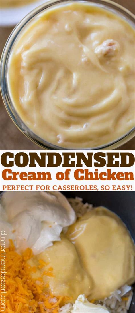 Cream Of Chicken Soup Condensed Dinner Then Dessert Cream Soup Recipes Cream Of Chicken