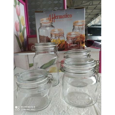 Jual Toples Hermeticojar Pcs Toples Kaca Penyimpanan Kedap Udara