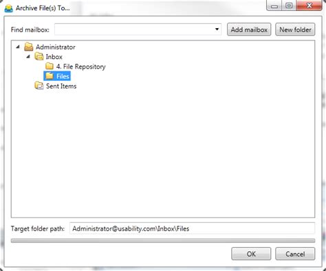 Archiving A File Using Archive Assistant Gfi Archiver Support