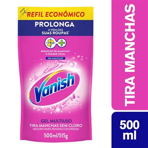 Tira Manchas Em Gel Multiuso Vanish Pink Sach Ml