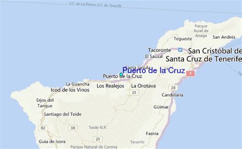 Puerto de la Cruz Tide Station Location Guide