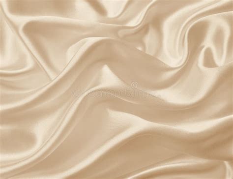 Smooth Elegant Golden Silk Or Satin Texture As Background In Se Stock