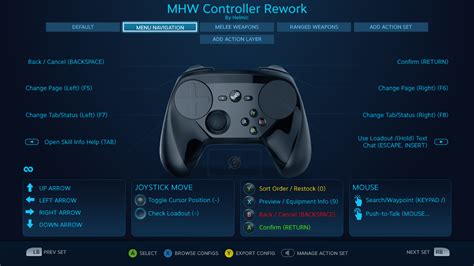 Steam Community Guide Better MHW Controls A Steam Input Guide