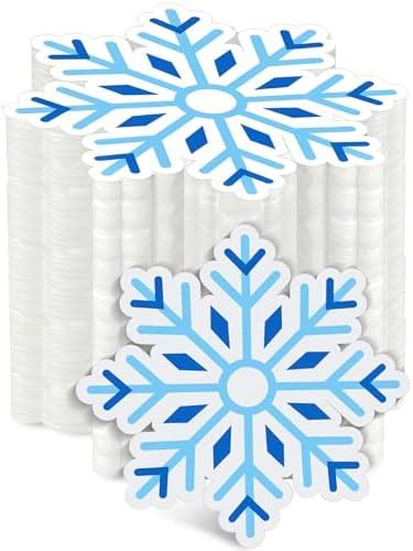 Amazon Zhanmai 200 Pcs Winter Paper Napkins Disposable Blue