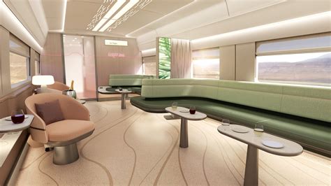 Brightline West Train Interior Renderings : r/highspeedrail