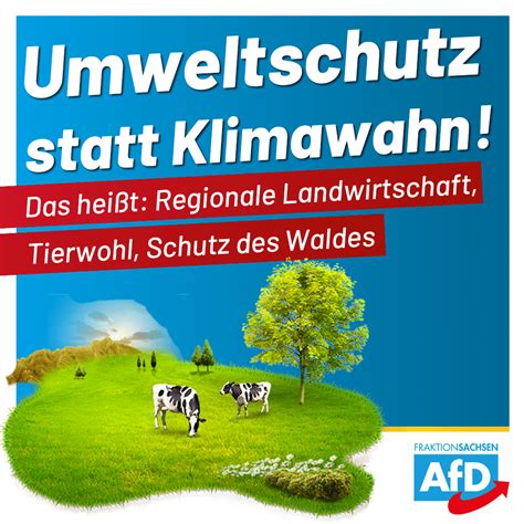 Umweltschutz Statt Klimawahn Afd Fraktion Sachsen