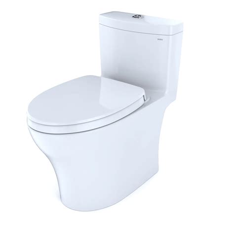 Toto Aquia IV One-Piece Skirted Dual Flush Elongated Toilet – Plumbing