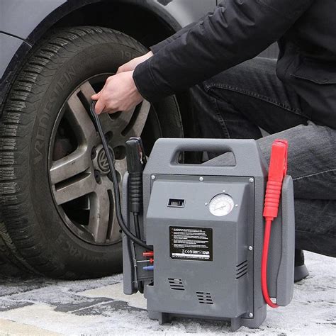 Avviatore Portatile Emergenza Auto In Con Compressore V A